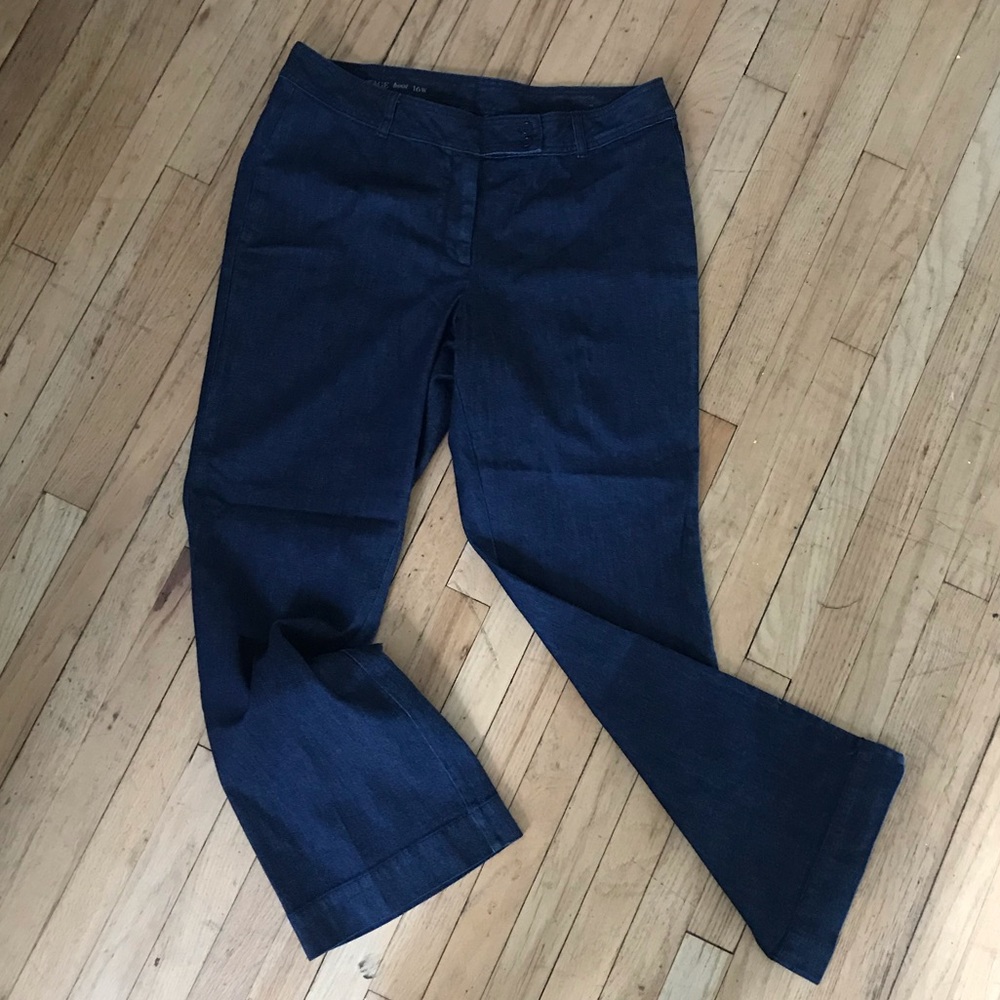 W Heritage Dark Wash Boot Cut Jeans
